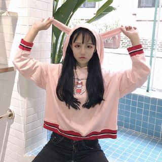 Rabbit Ear Long-sleeve Hoodie