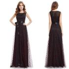 Dotted Evening Gown