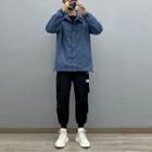 Zip-up Jacket / Cargo Jogger Pants / Long-sleeve T-shirt