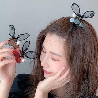 Rabbit Ear Mesh Hair Clip