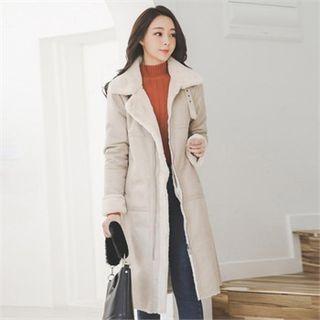 Faux-fur Lined Coat