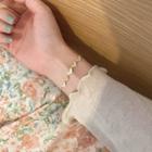 Heart Shell Alloy Bracelet Bracelet - Love Heart - Gold - One Size