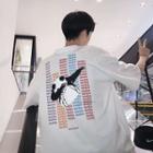 Panda Print Elbow Sleeve T-shirt