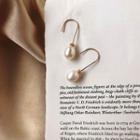 925 Sterling Silver Pearl Dangle Earring 1 Pair - Earring - Faux Pearl - One Size