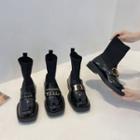 Paneled Short Boots (various Designs)