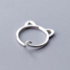 925 Sterling Silver Panda Open Ring As Shown In Figure - One Size