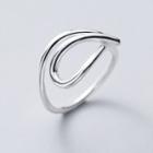 925 Sterling Silver Layered Ring S925 Silver - Ring - Silver - One Size