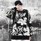 Abstract Patterned Sweater
