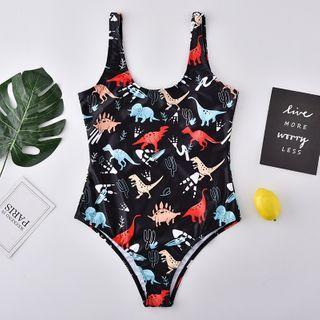 Dinosaur Print Swimsuit