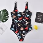 Dinosaur Print Swimsuit