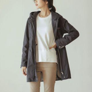 Hooded Zip-up Cotton Parka