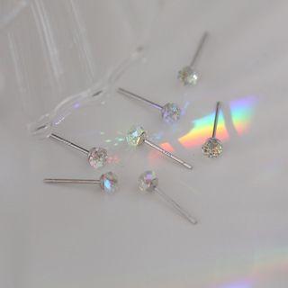 Ball Ear Stud 1 Pc - As Shown In Figure - One Size