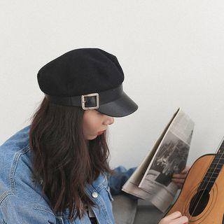 Newsboy Cap Black - M