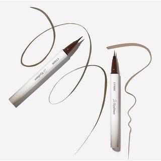 Etude - 2x Tinting Eyeliner - 2 Colors #02 Natural Light Brown