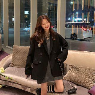 Logo Embroidered Blazer