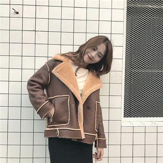 Fleece-lined Lapel Jacket