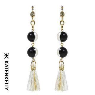 Bubble Dangle Tassel Earrings One Size