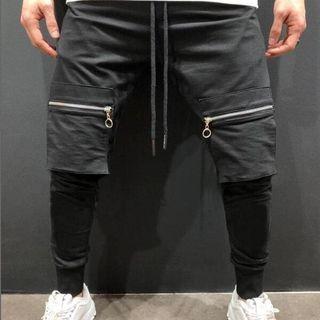 Zip-pocket Sweatpants