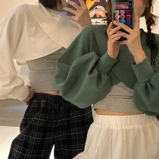 Plain Cropped Pullover / Plain Tank Top