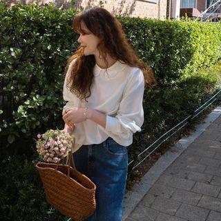 Round-neck Collar Blouse
