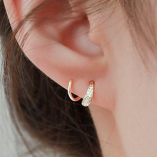 925 Sterling Silver Spiral Earrings