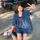 Short-sleeve Print Shirt Jacket / Wide Leg Shorts