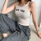 New York Letter Camisole Top