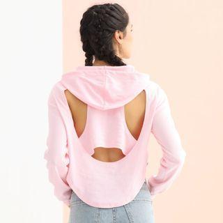 Eco-friendly Long-sleeve Open-back Hoodie