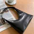 Pleather Baguette Bag