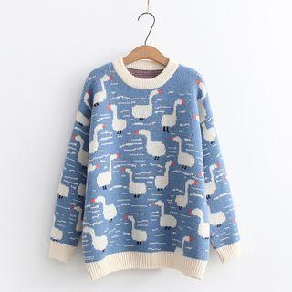 Goose Jacquard Sweater