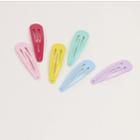 Set Of 6: Hair Clip Multicolour - One Size