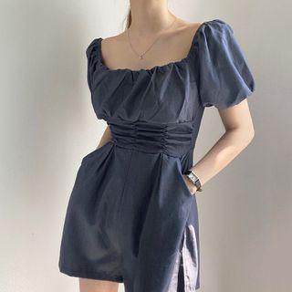 Puff Short-sleeve Playsuit