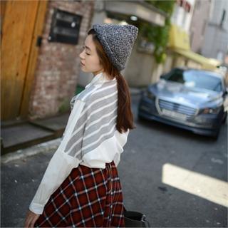 Mock Two-piece Long-sleeve Shirt