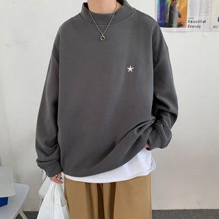 Long-sleeve Star Print Sweatshirt