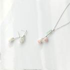 Flower Earring / Pendant Necklace / Set: Flower Earring + Necklace