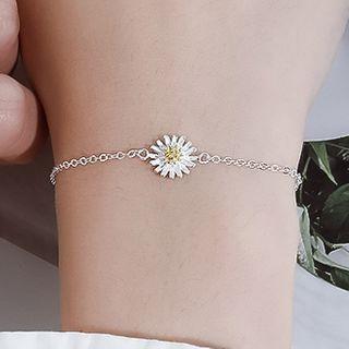 925 Sterling Silver Daisy Bracelet Daisy - One Size