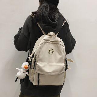 Smiley Face Zip Backpack