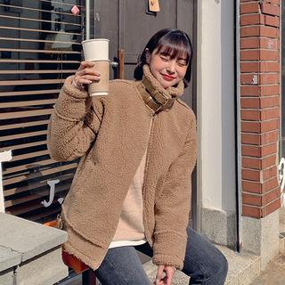 Zipped Sherpa-fleece Jacket