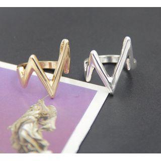 Alloy Zigzag Ring