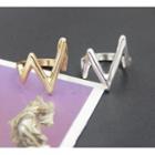 Alloy Zigzag Ring