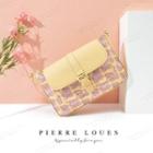 Bear Print Faux Leather Flap Pouch
