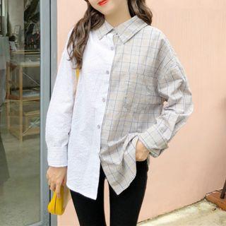 Plaid & Striped Shirt