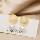 Faux Pearl Earring E2190-2 - 1 Pr - Gold - One Size