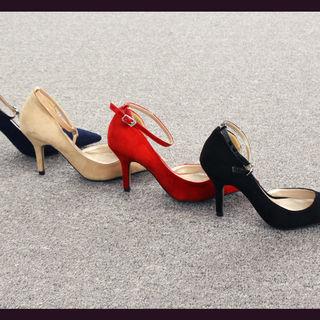 Faux-suede Stilettoes