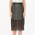 Lace Overlay Sleeveless Collared Dress