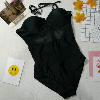 Strapless Plain Swimsuit