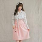 Hanbok Skirt ( Midi / Peach )