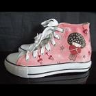 Embracing Love High-top Canvas Sneakers