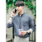 Button-down Striped Linen Shirt