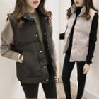 Button-up Padded Vest / Camisole Top